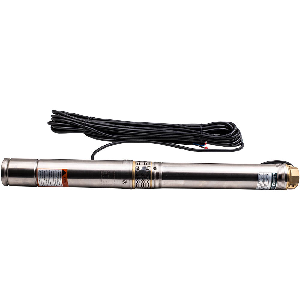 3 inch 0.5HP 3800L/H 370W Deep Well Pump Stainless Steel Submersible Borehole Pump