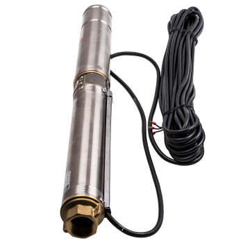3 inch 0.5HP 3800L/H 370W Deep Well Pump Stainless Steel Submersible Borehole Pump