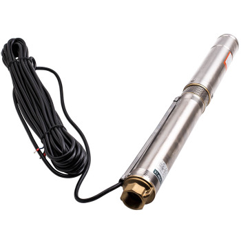 3 inch 0.5HP 3800L/H 370W Deep Well Pump Stainless Steel Submersible Borehole Pump