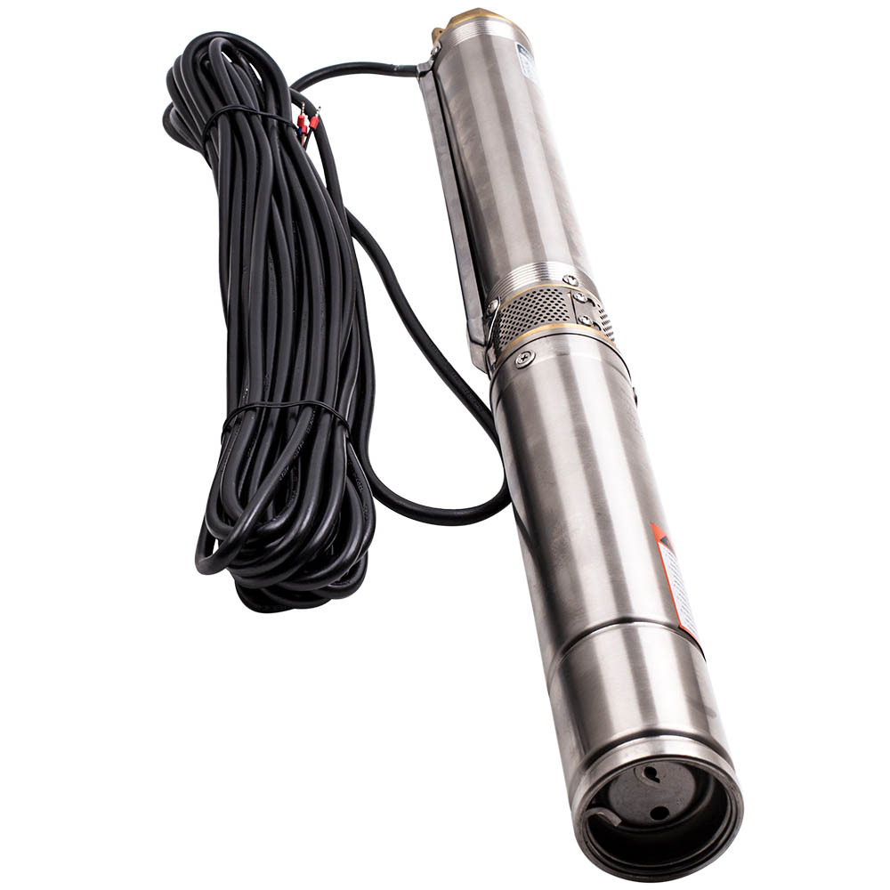 3 inch 0.5HP 3800L/H 370W Deep Well Pump Stainless Steel Submersible Borehole Pump