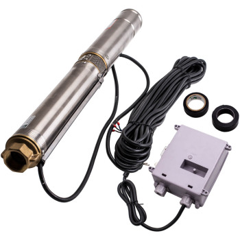3 inch 0.5HP 3800L/H 370W Deep Well Pump Stainless Steel Submersible Borehole Pump