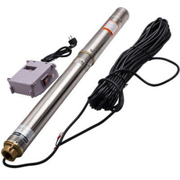 3 inch 750W 3800L/H Submersible Deep Well Borehole Water Pump + 30m Cable