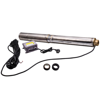10m Length Well Submersible pump-6,000 L/h-750W-Stainless Steel 230 V/50 Hz