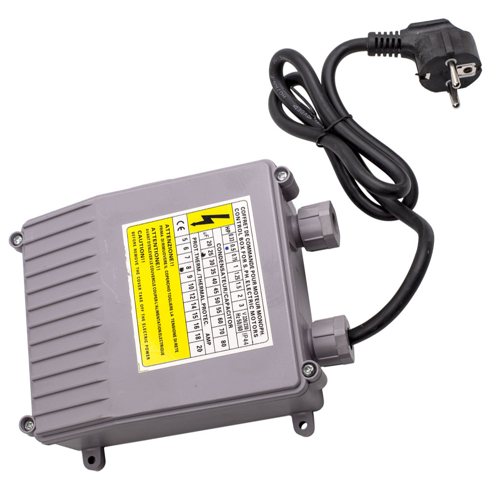 Well Submersible pump-6,000 L/h-370 W-Stainless Steel 230 V/50 Hz 20m Length