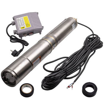 Well Submersible pump-6,000 L/h-370 W-Stainless Steel 230 V/50 Hz 20m Length