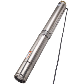 4 inch 6600 L/h 1100W Submersible Bore Pump Deep Well w/ 20m Cable 230V 1.1KW