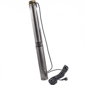 4 inch 6600 L/h 1100W Submersible Bore Pump Deep Well w/ 20m Cable 230V 1.1KW