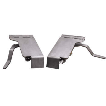 Pair of Skid Steer Quick Tach Conversion Adapter For Latch Box Weld On QTK