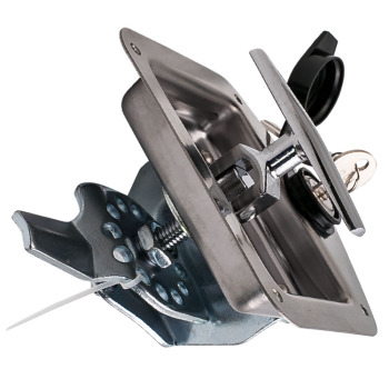 Handle Lock Tool Box for Truck Trailer Camp Stainless Steel Folding T Shape X6