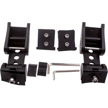 Hood Latch Locking Catch compatible for Jeep Wrangler JK JL Unlimited w/Rubber Pads