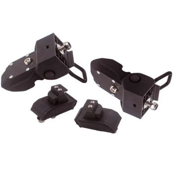 Pair Front Hood Latch Locking Catch with Key compatible for Wrangler JL JLU 2018 2019