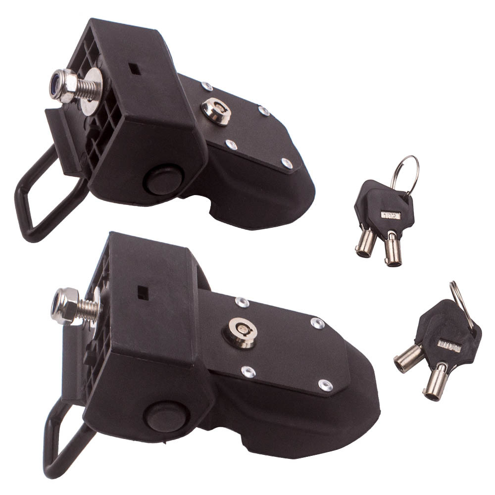 2pcs Hood Lock Latches Buckle Pins Catch compatible for Jeep Wrangler JL With Key 2018-2019