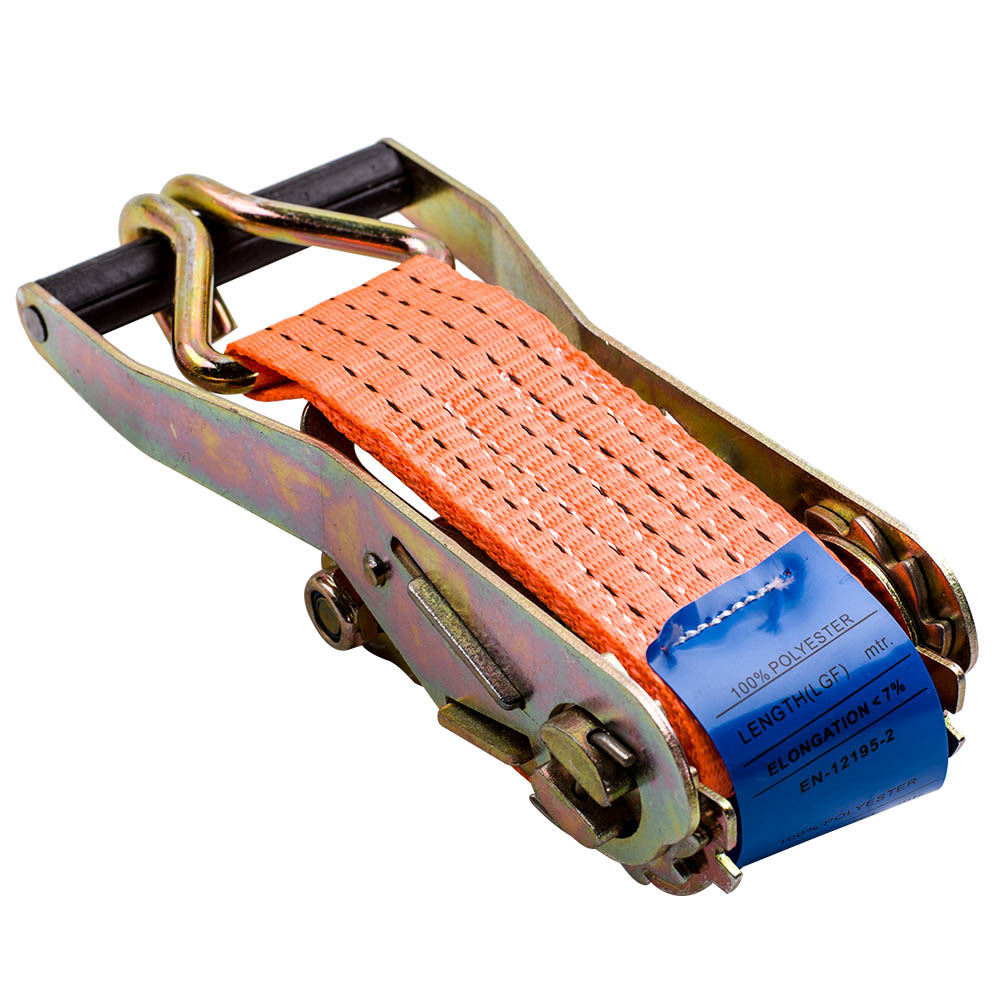 10 PCs / ensemble 5m x 4 tonnes de récupération de voiture en alliage à cliquet sangles de roue remorque attacher