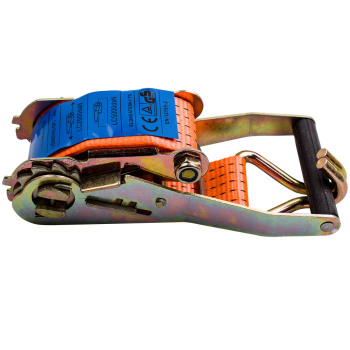 10 PCs / ensemble 5m x 4 tonnes de récupération de voiture en alliage à cliquet sangles de roue remorque attacher