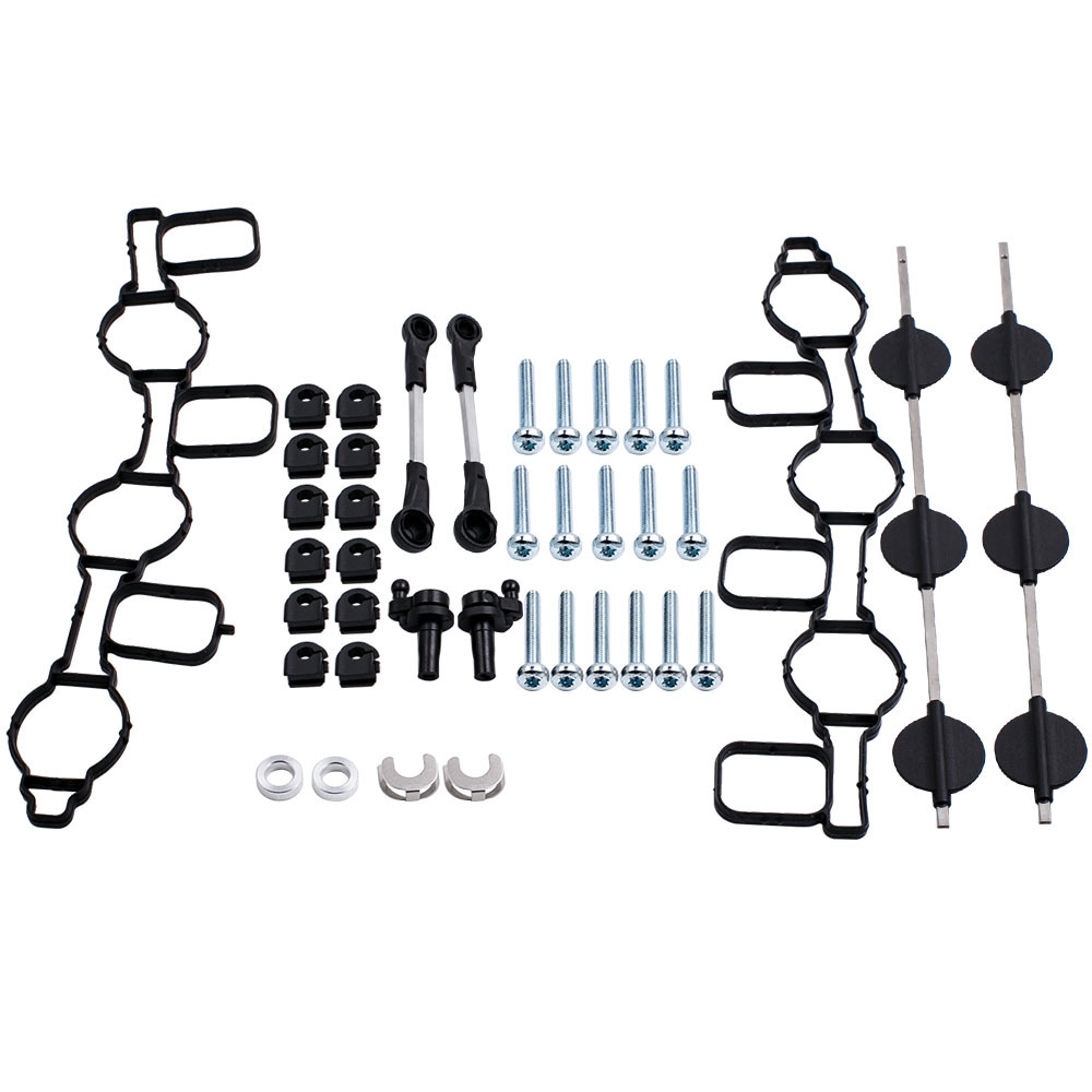 Compatible for Audi A4/6/8 Q7 compatible for VW TOUAREG Phaeton 2.7 3.0 TDI Intake Manifold Swirl Flap Kit