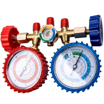 R134 R12 R22 Manifold Gauge Set HVAC A/C Refrigeration Diagnostic Test