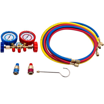 R134 R12 R22 Manifold Gauge Set HVAC A/C Refrigeration Diagnostic Test