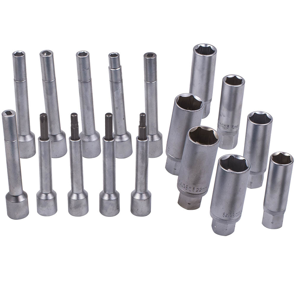 18pcs Kit d'outils universel pour amortisseur remplaçant la suspension