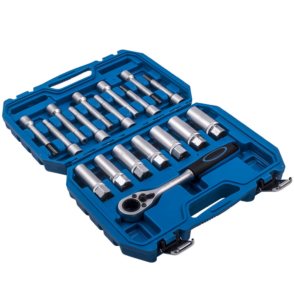 18pz Mozzo dello sterzo Sospensione Ammortizzatore Strut Nut rimozione strumento