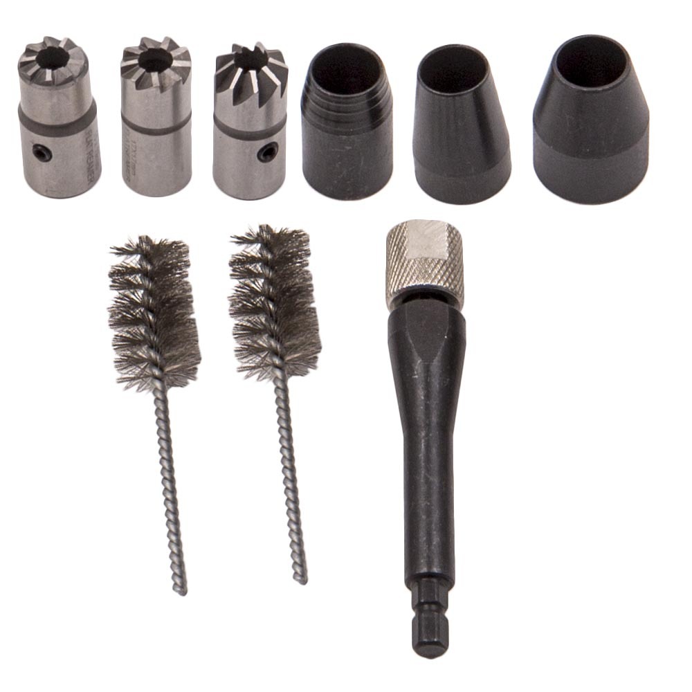 Injector Seats shaft cleaning Tool set injector cutter cleaner Puller Brushes