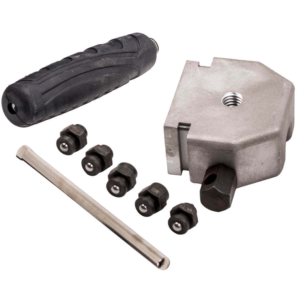Kit de herramientas de tubo de freno para línea de ampliación 18 piezas 4.75 mm, 6 mm, 3/16  pulgada, 1/4 pulgada, 3/16  pulgadaDin