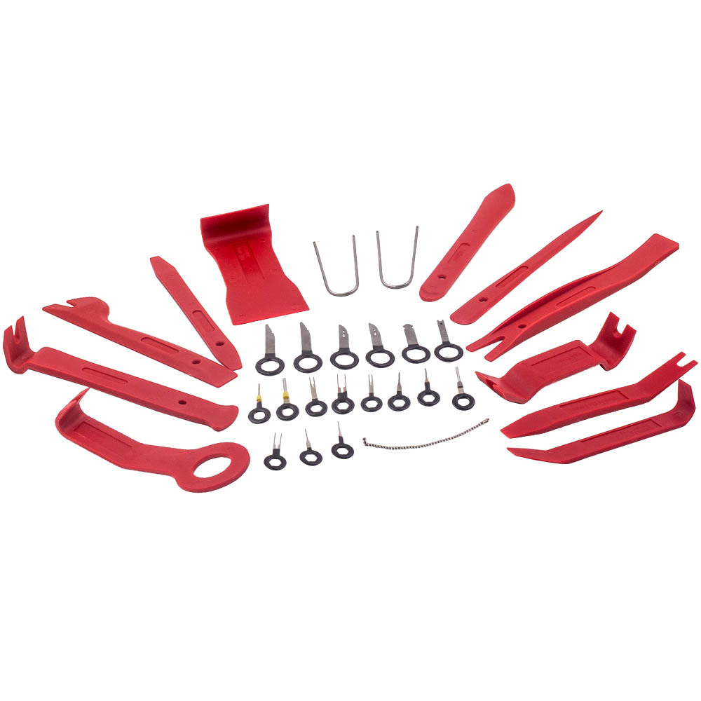 32 set Car Trim Interior Removal Molding Tools Kit Pry Clip Pliers Radio Tools