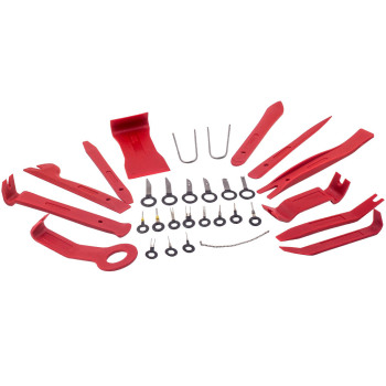 32 set Car Trim Interior Removal Molding Tools Kit Pry Clip Pliers Radio Tools