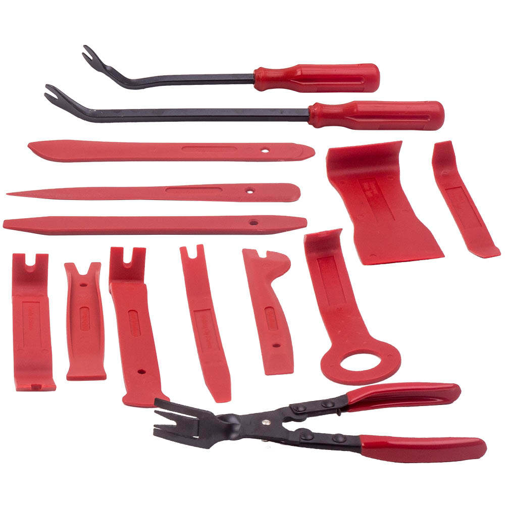 32Pcs Car Trim Removal Molding Tools Kit Interior Clip Set Panel Door