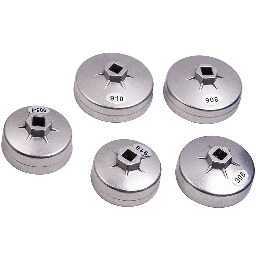 23 pezzi chiave per filtro olio presa di rimozione tappo tazza strumenti estratto set 1/2 