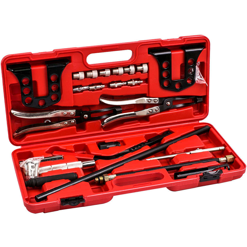 Pro Cylinder Head Service Set Valve Spring Compressor Removal Installer Kit