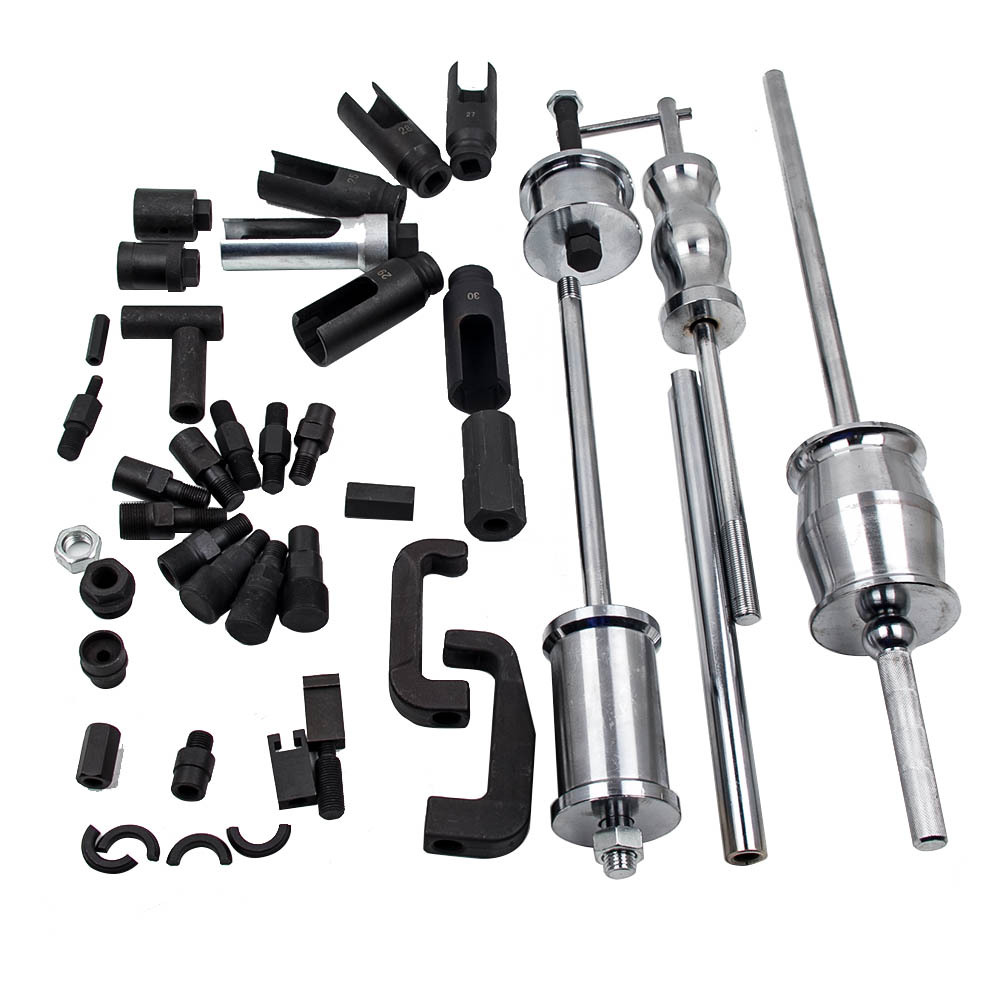 40PCs Injecteur Diesel Extracteur Outil Extraction Universel Kit compatible for VW BMW FORD