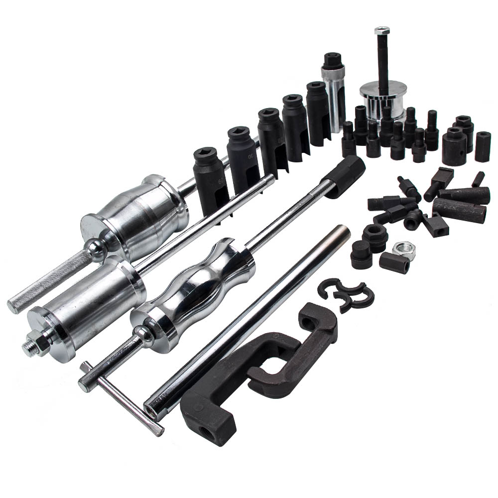 40-Piece Diesel Injector Puller Remover Master Tool Kit - Extractor Set By Autopartsclub2018