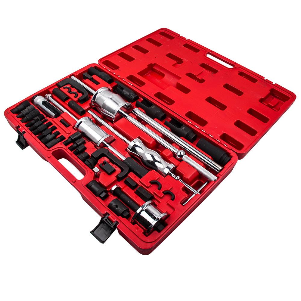 Cuque Diesel Puller Set,8Pcs Injector Extractor Diesel Puller Set Common Rail Injector Remove Extractor Diesel Injector Remover Master Kit 