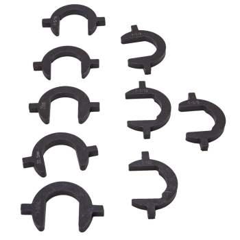 10pcs Dual Inner Tie Rod Removal Installation Remover Adaptors Mechanics Tools