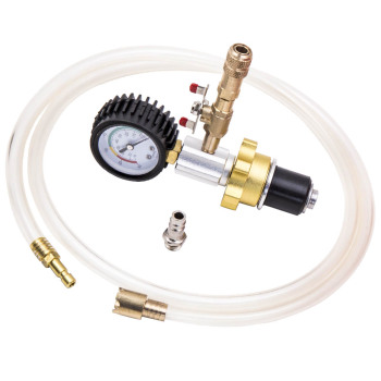 Vacuum Cooling System Car Radiator Coolant Refill Purging Tools Gauge Set