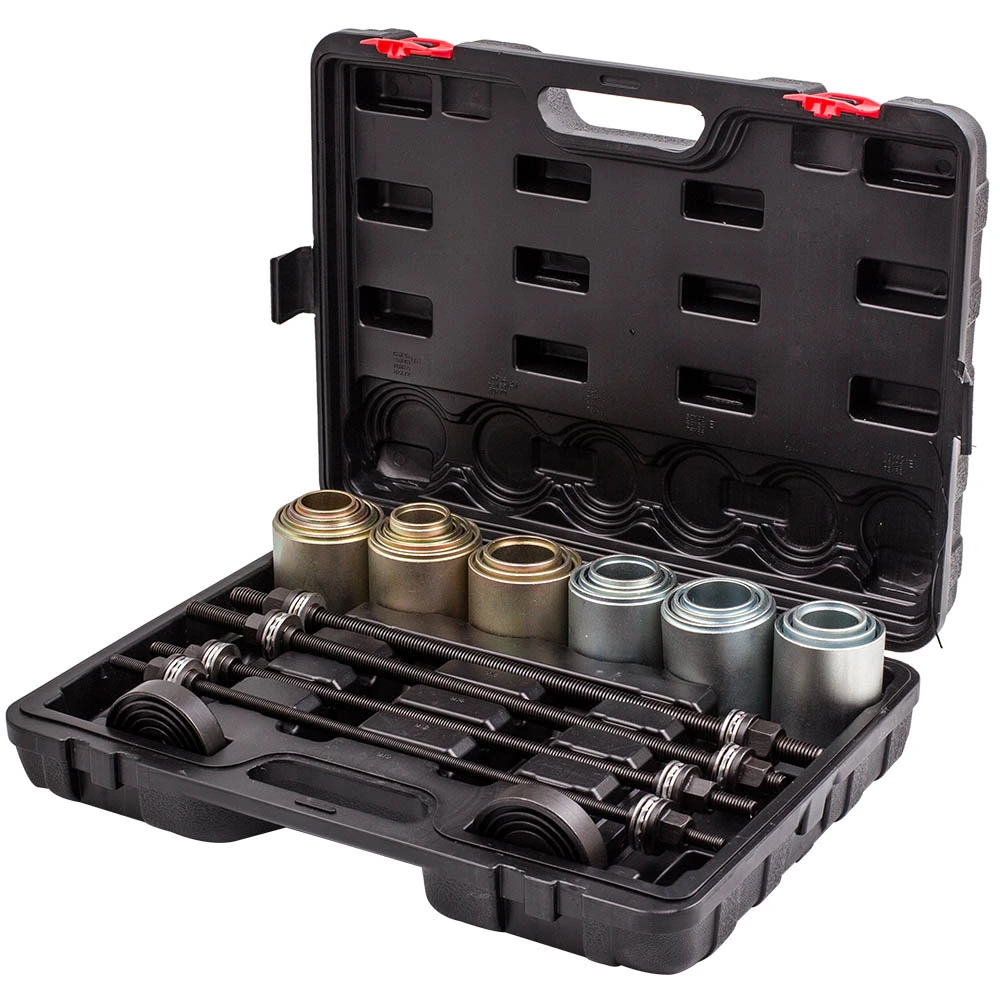 DHA 52 Stuks Custom Bushing Press Kit Bush Lager Race en Seal Driver Insert Removal Tool Set