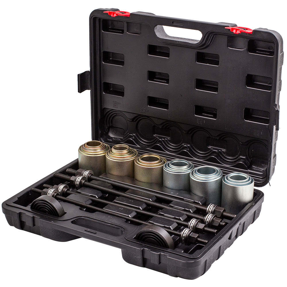 Kit de herramientas de sincronización universal 26 piezas para kit de manguito de casquillo de rodamiento de presión y tracción