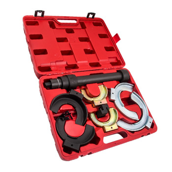 Interchangeable Fork Strut Coil Spring Compressor Extractor Tool Set Kit