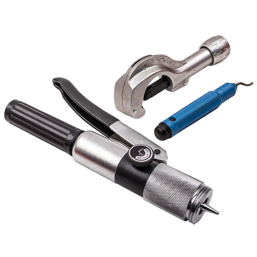 Hydraulic Tube Expander Swaging 7 Lever Heads HVAC Tool Kit