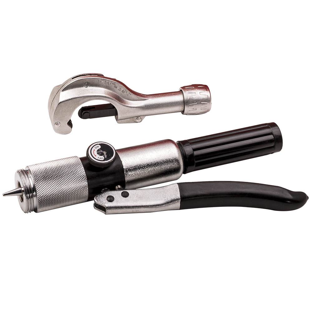 Hydraulic Tube Pipe Expander Swaging 7 Lever HVAC Punches Tool Kit Tube Cutter
