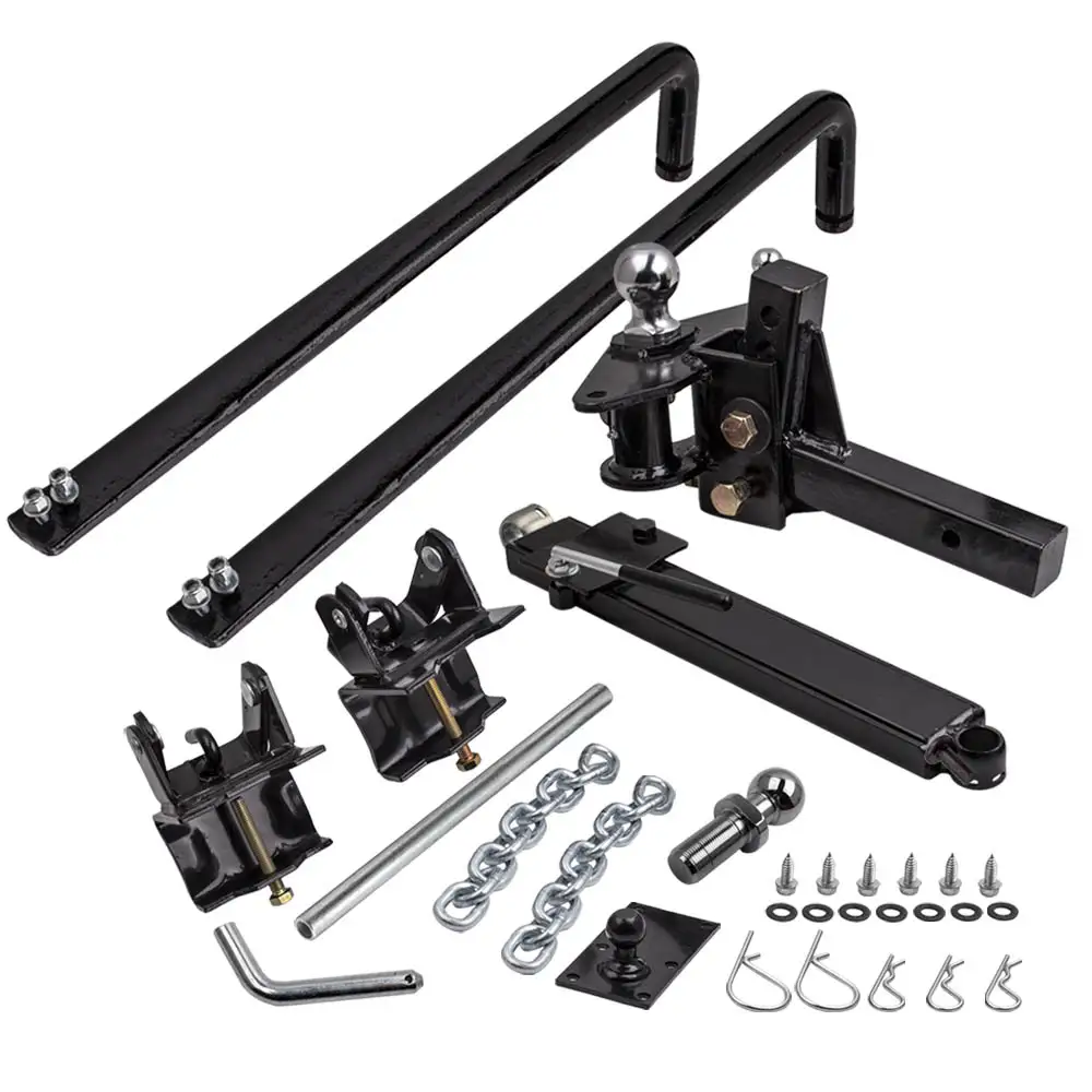 800lb 365kg Weight Distribution Hitch System Load Leveller Anti Sway Bars