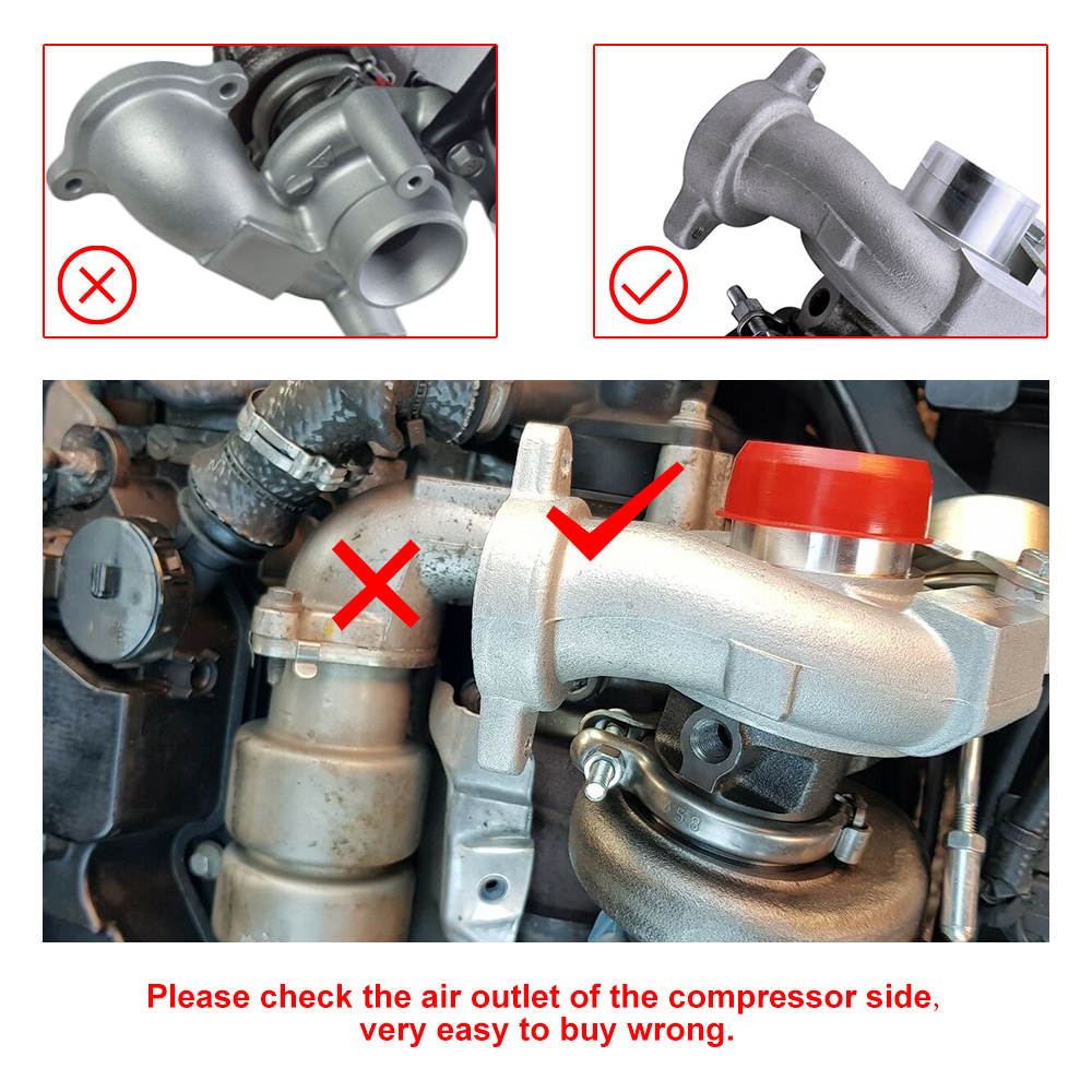 maXpeedingrods TD025 Turbo Cartouche pour Citroën C3 HDI 1.6L D DV6TED4,Turbocompresseur Chra de Voiture pour Peugeot 207/307/308 pour Ford Focus 49173-07508