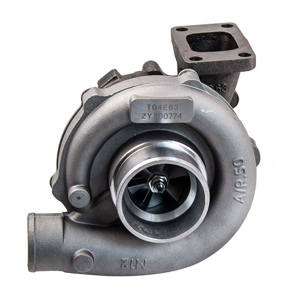 T3/T4 T04E A/R 57 Trim Turbine 5 Bolt Flange Turbocharger + BOV 18 PSI