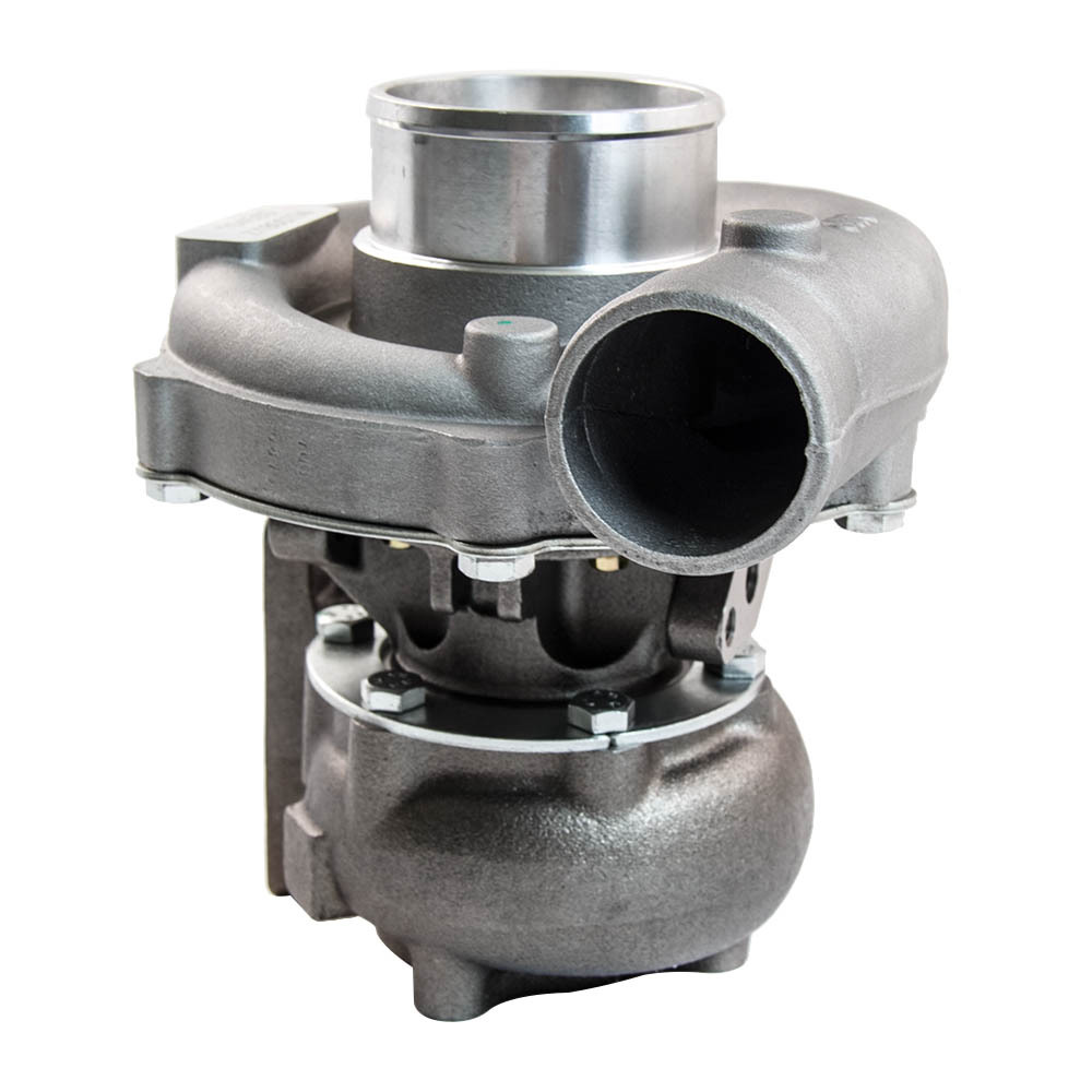 T3/T4 T04E A/R 57 Trim Turbine 5 Bolt Flange Turbocharger + BOV 18 PSI