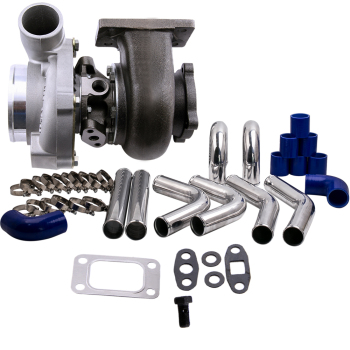 Turbo per GT30 GT3076 GT3037 Intercooler Turbo Piping Kit in alluminio