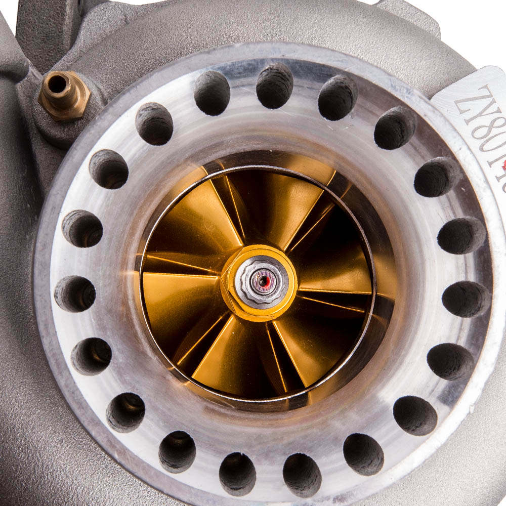 Turbocompressore turbolader raffreddato ad acqua con flangia Anti Surge per GT3582 Turbo per GT35 T3 Turbocompressore con ruota del compressore in billet