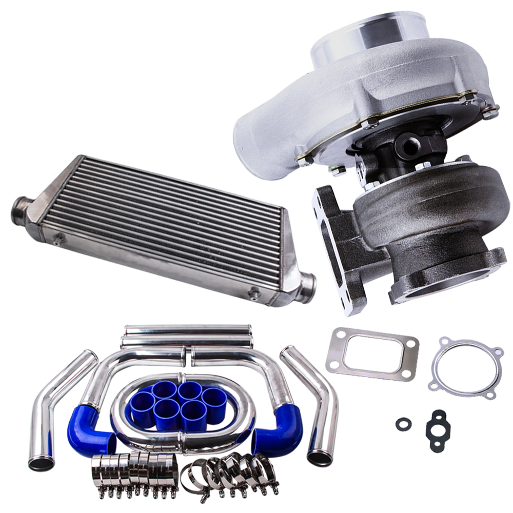 Universal for GT3582 Intercooler Turbo Piping Pipe KitT3 AR.70/63 Anti-Surge