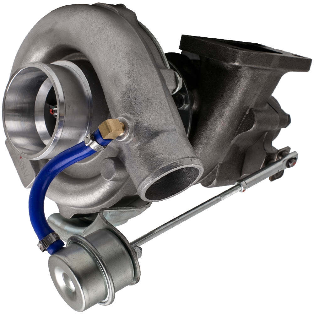 T3 TO4E Turbo Turbocompressore Turbina 0.63 AR Line Kit Oil Cooled 420HP