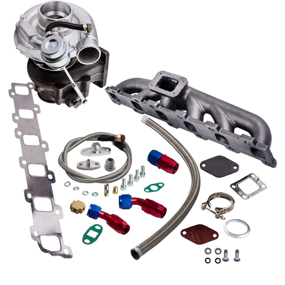 Turbo compatible for Nissan Safari compatible for Patrol 4.2L TD42T TB42 Y60 + Manifold + oil line amd