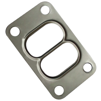 For High Performance Universal T3 Turbo Flange Twin Scroll Entry Divided Pressed Exhaust Manifold Gasket